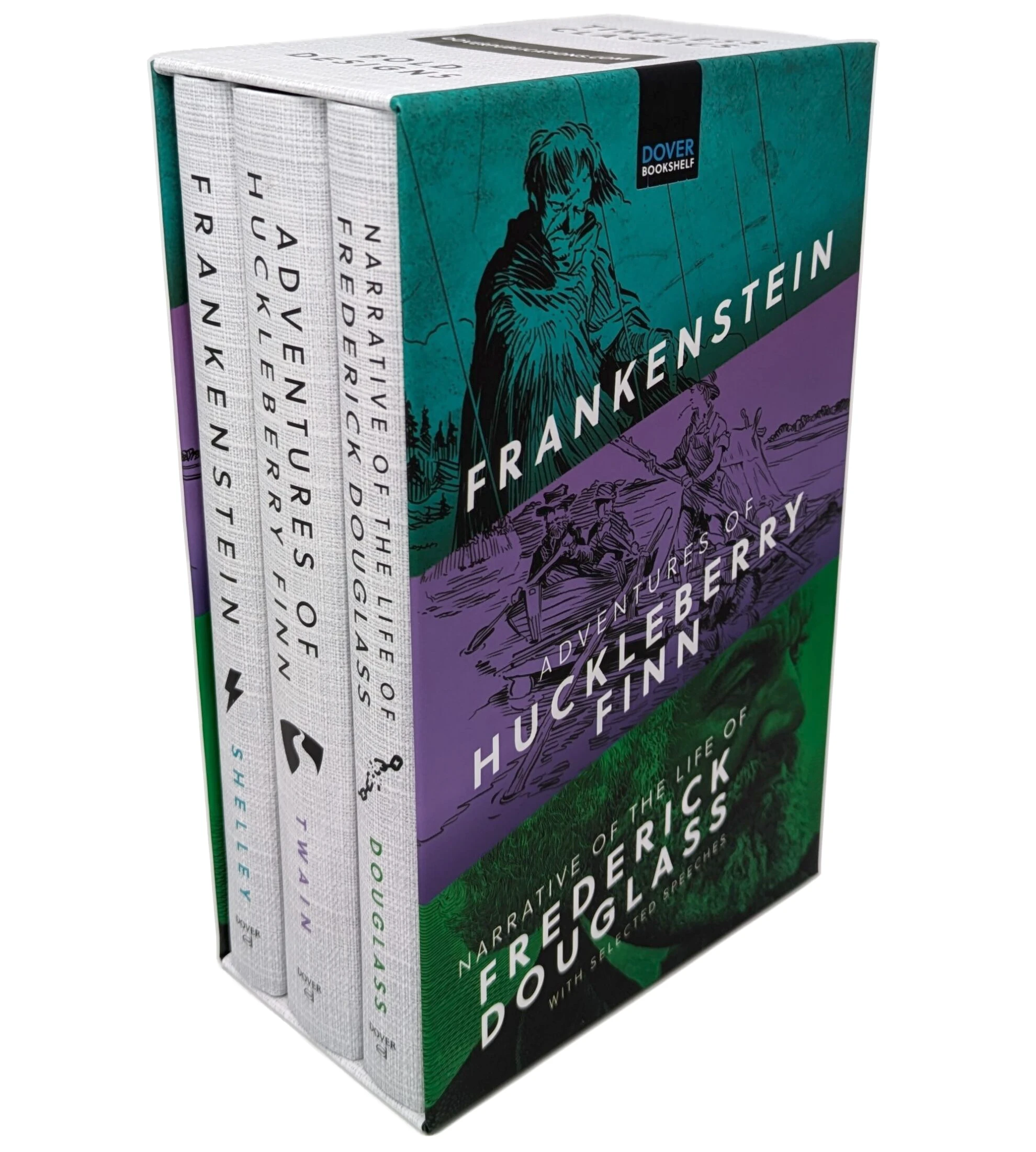 A premium limited edition literature showcase box featuring a custom slipcase and classic book designs.